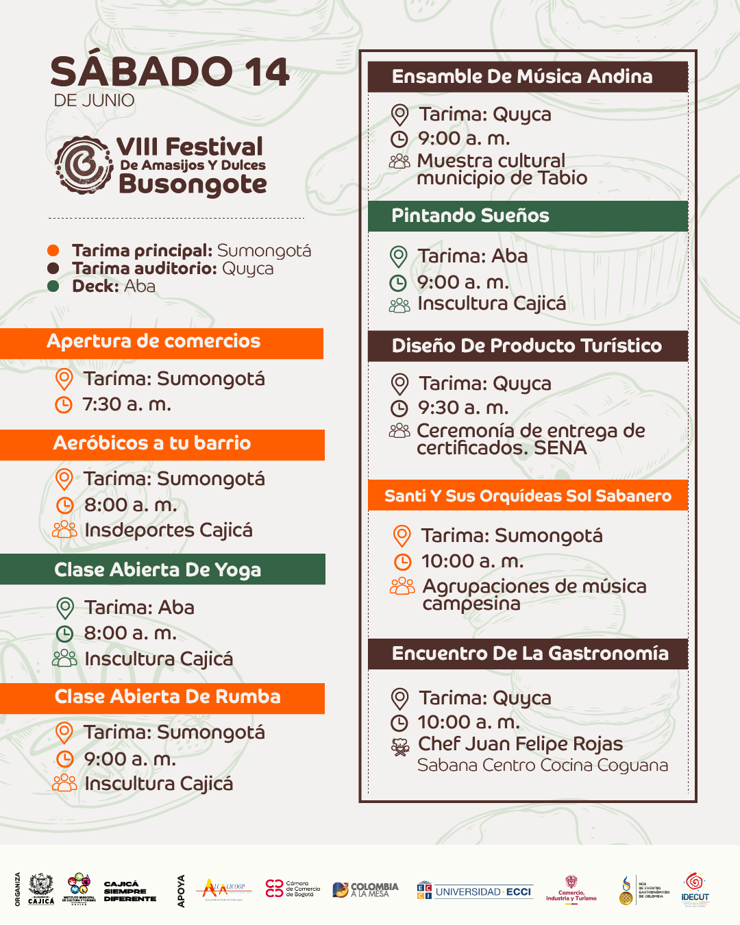 Programacion Busongote sabado 1