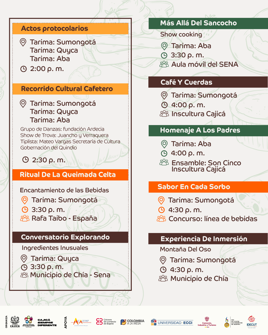 Programacion Busongote sabado 3